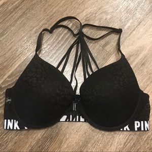 VS PINK Racerback Push-up Bra